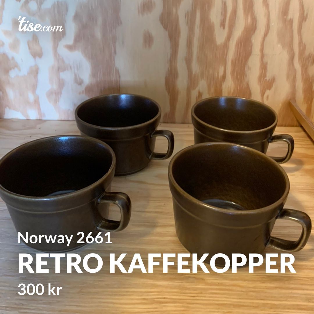 Retro kaffekopper