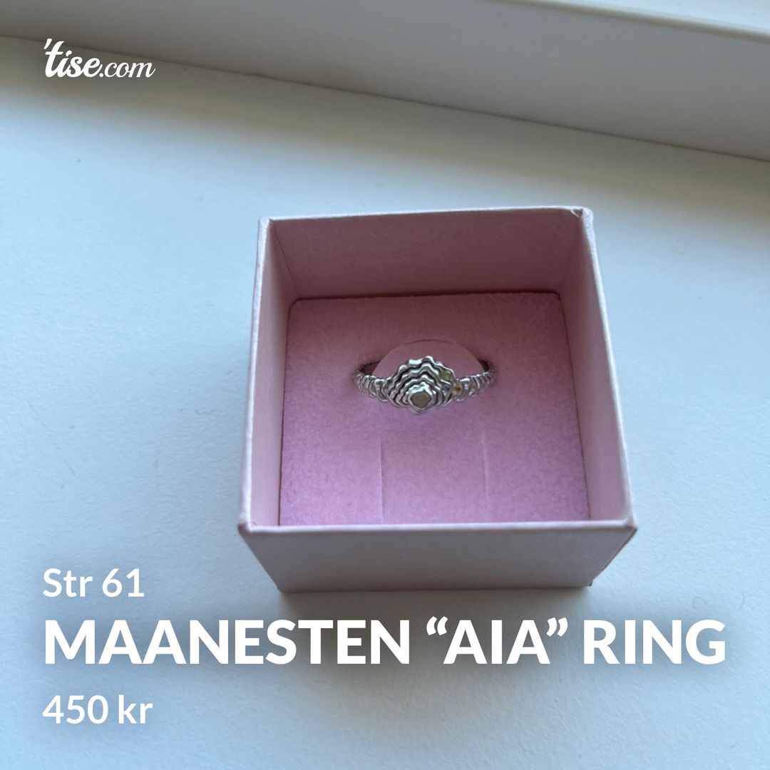 Maanesten “AIA” ring