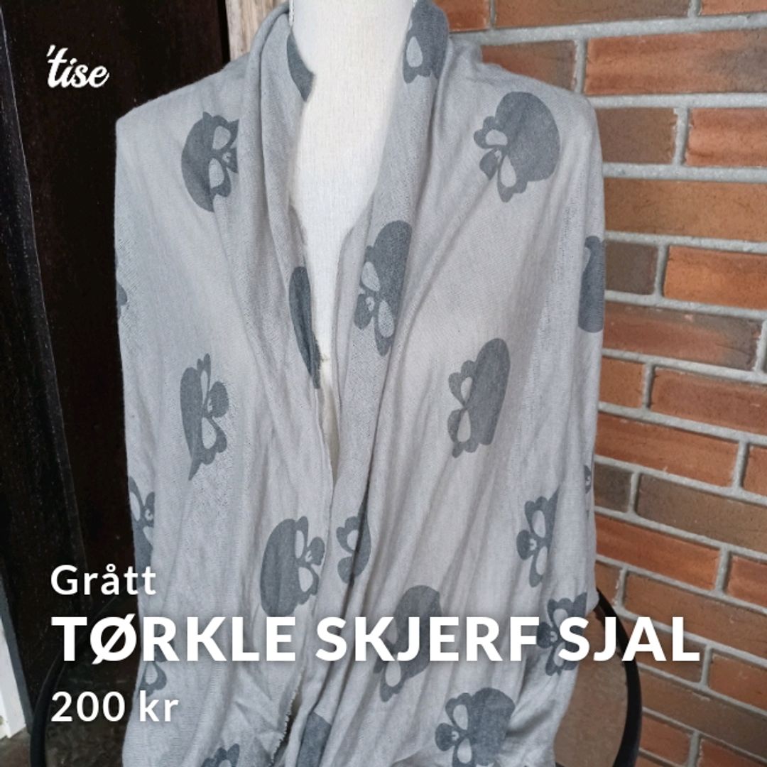 Tørkle Skjerf Sjal