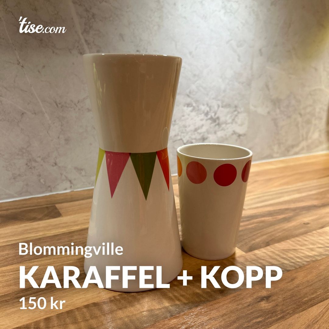 Karaffel + kopp