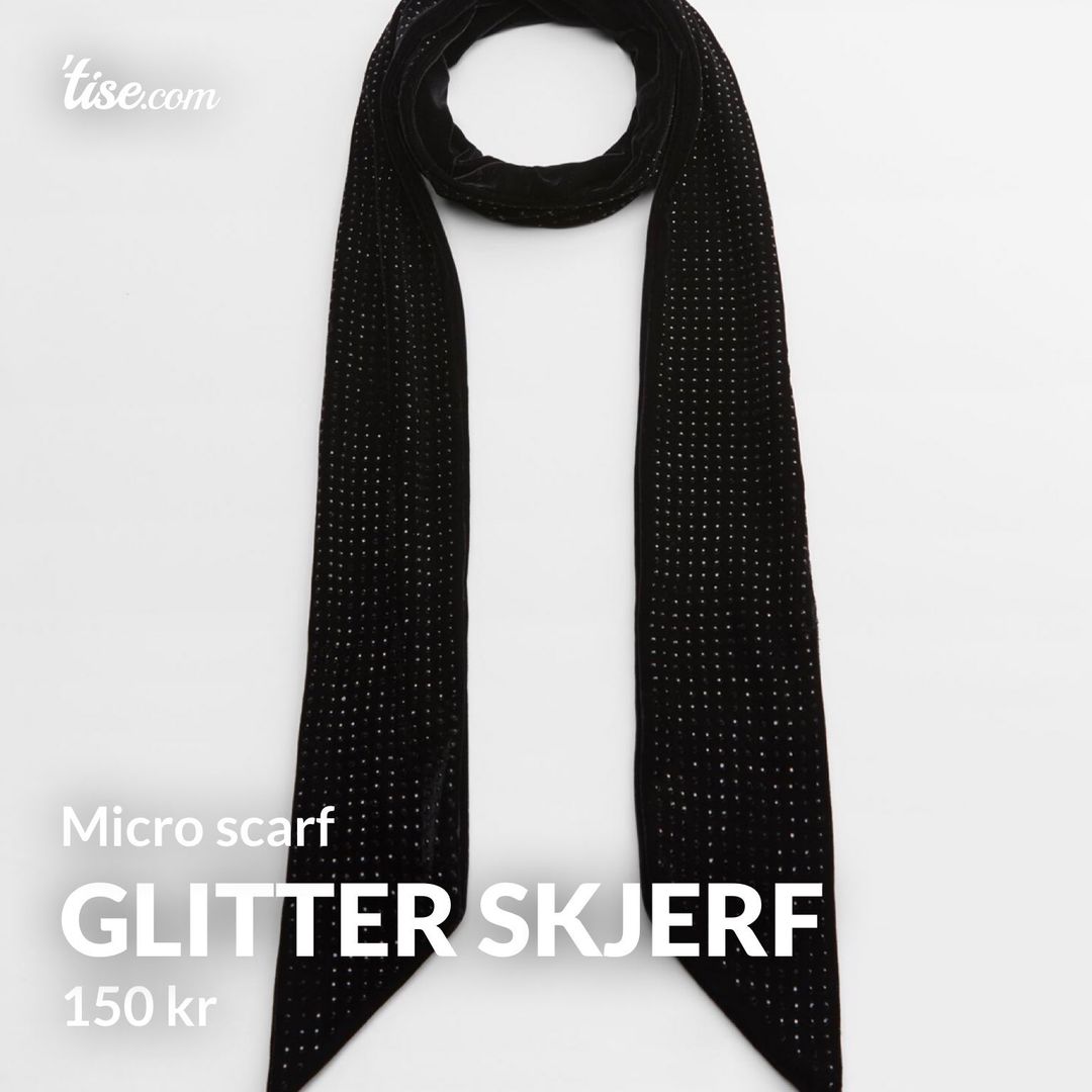 Glitter skjerf