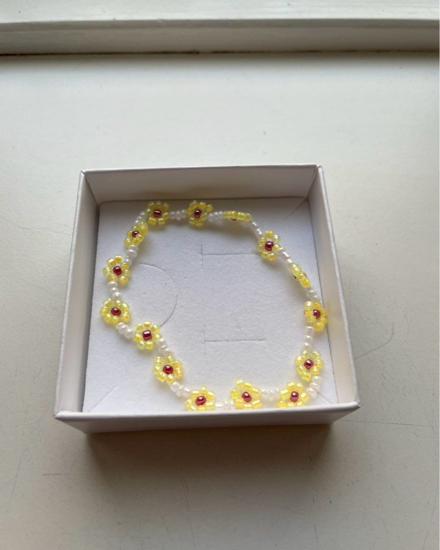 Blomster armbånd