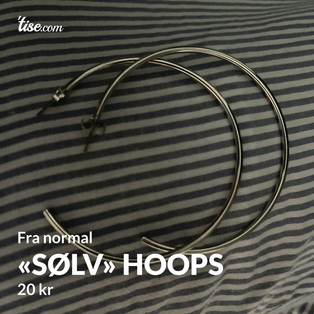 «Sølv» hoops