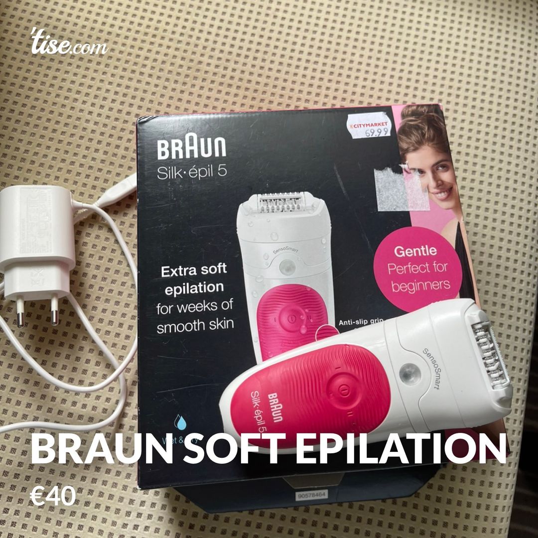 Braun soft epilation