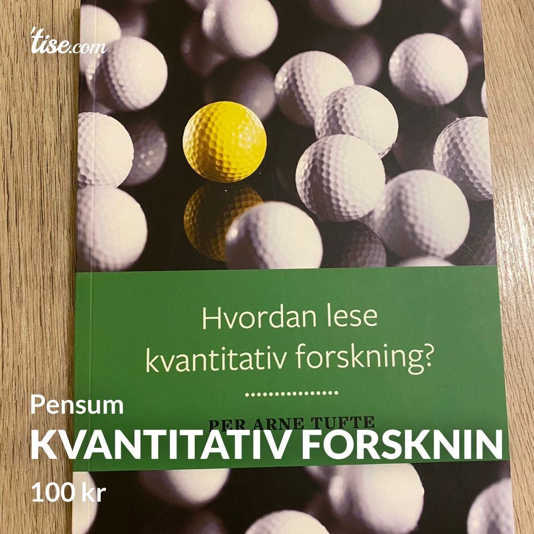 Kvantitativ forsknin