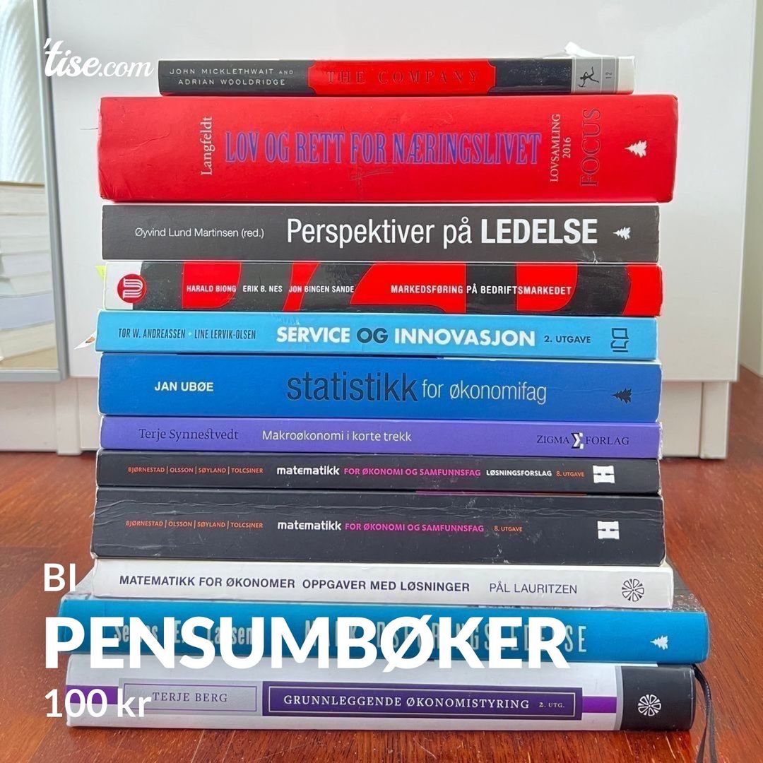 Pensumbøker