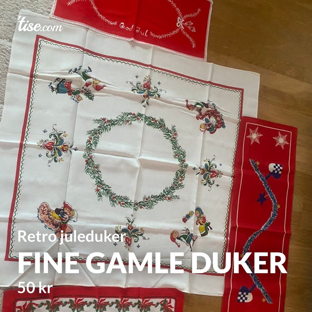 Fine gamle duker