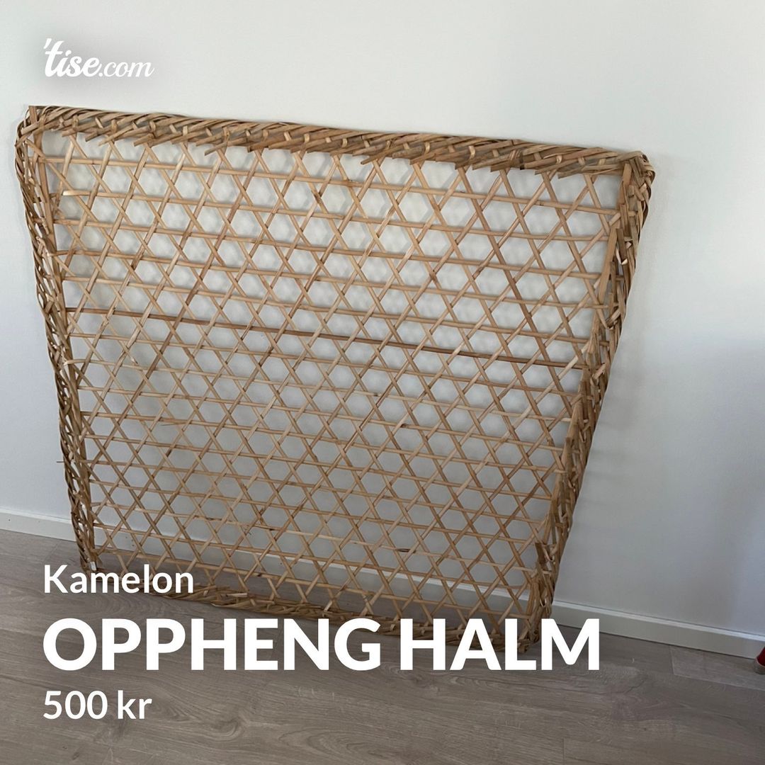 Oppheng halm