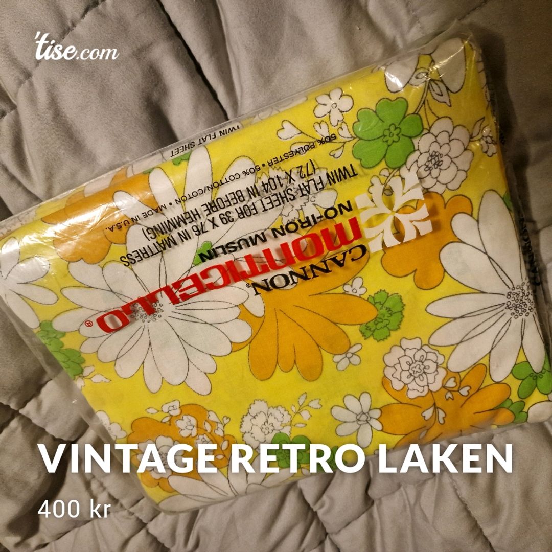 Vintage retro laken