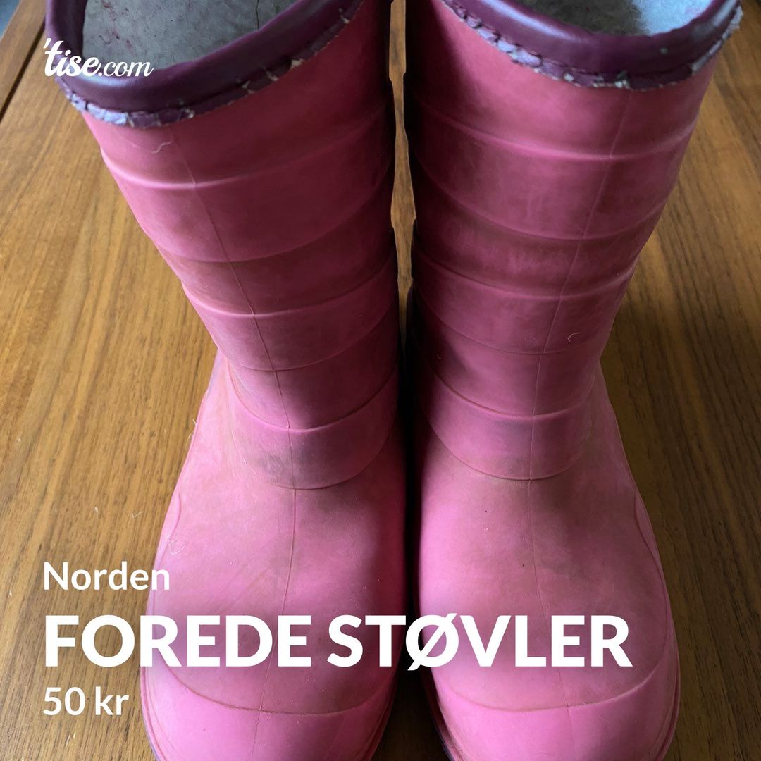 Forede støvler