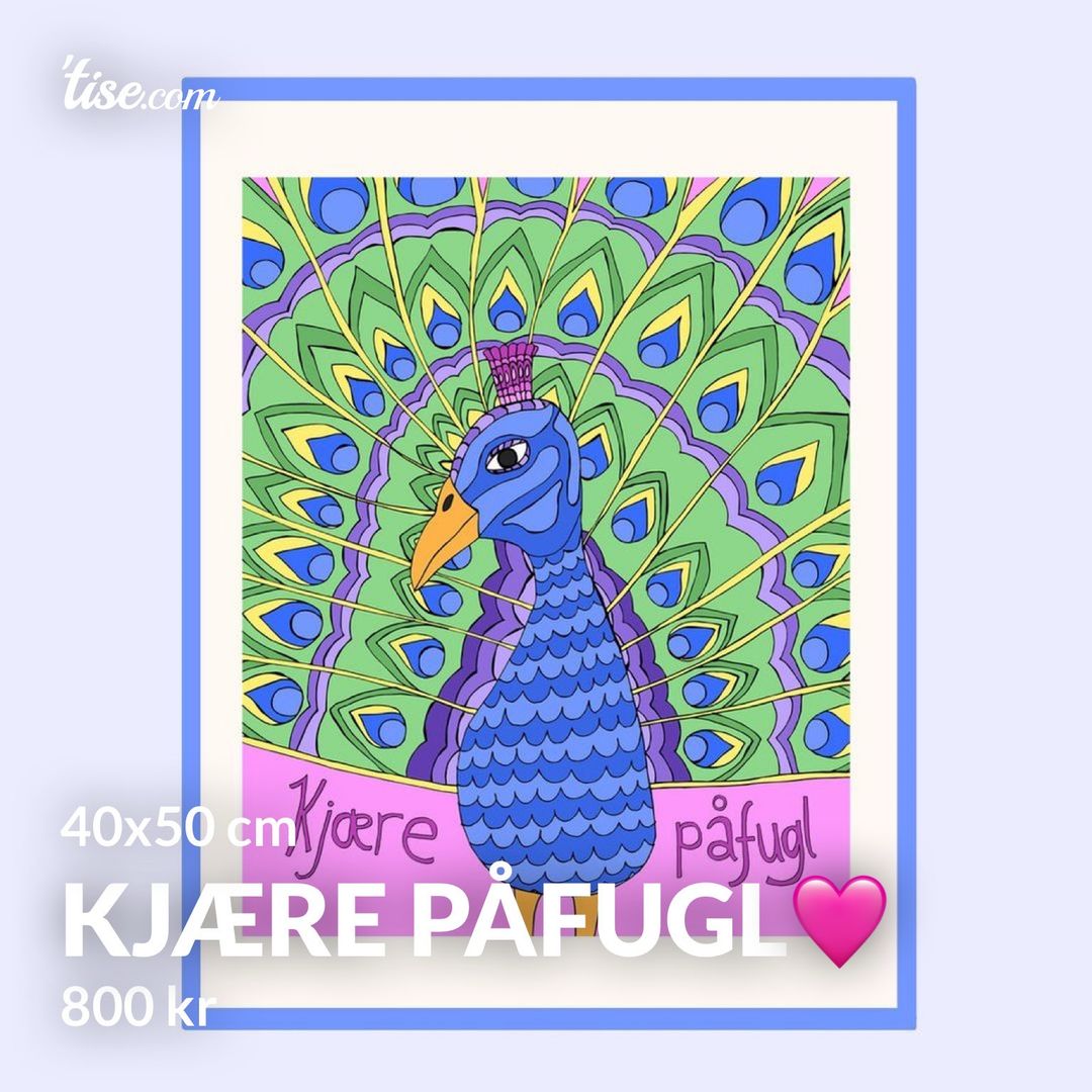 Kjære påfugl🩷