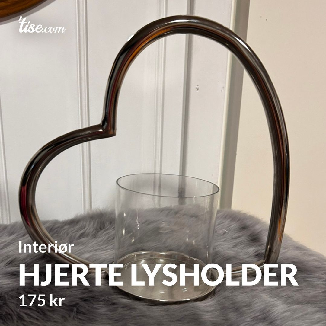 Hjerte lysholder