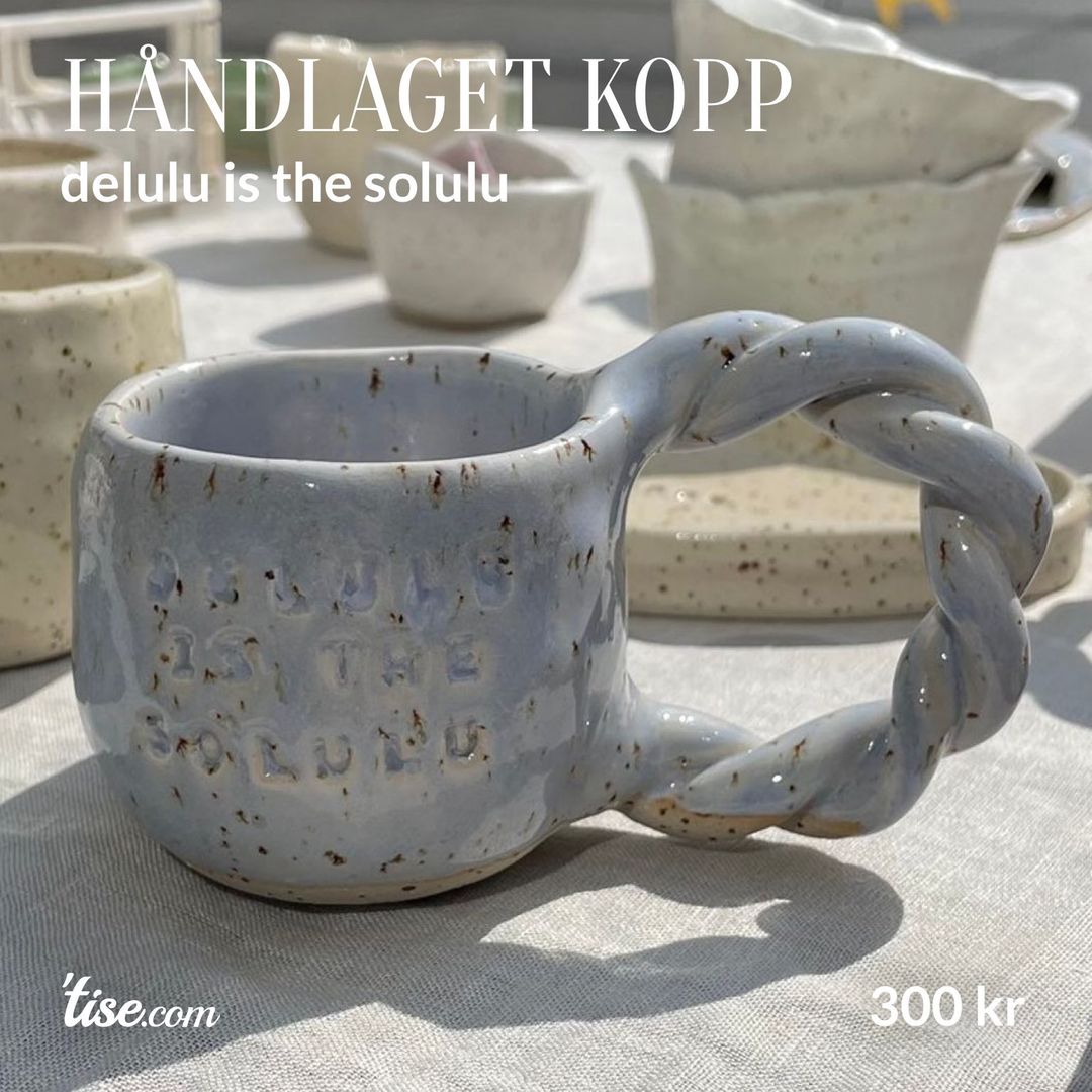 håndlaget kopp