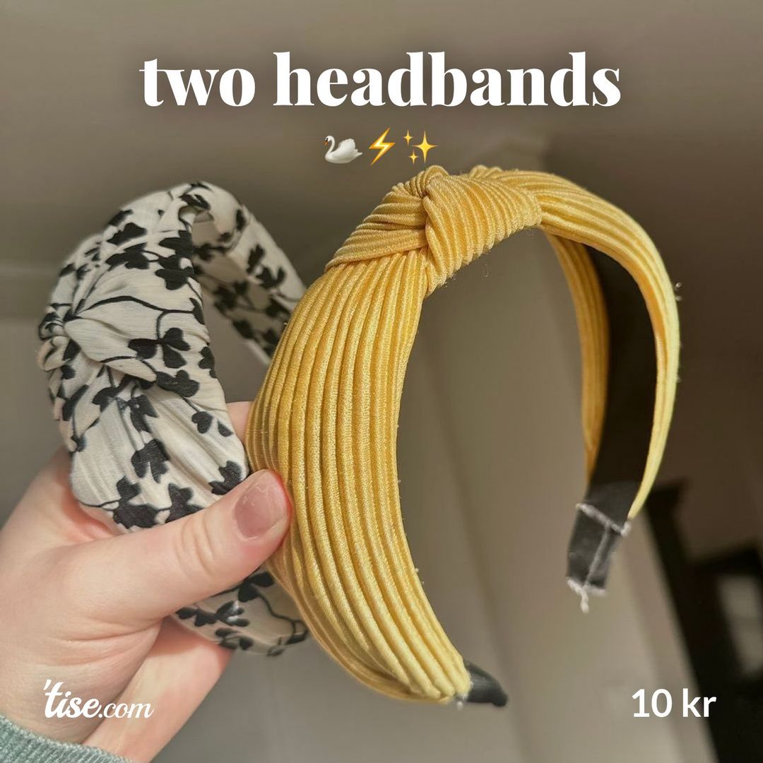 two headbands