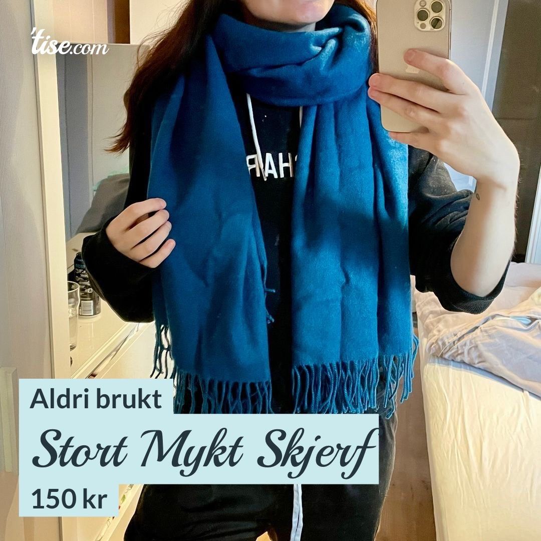 Stort Mykt Skjerf