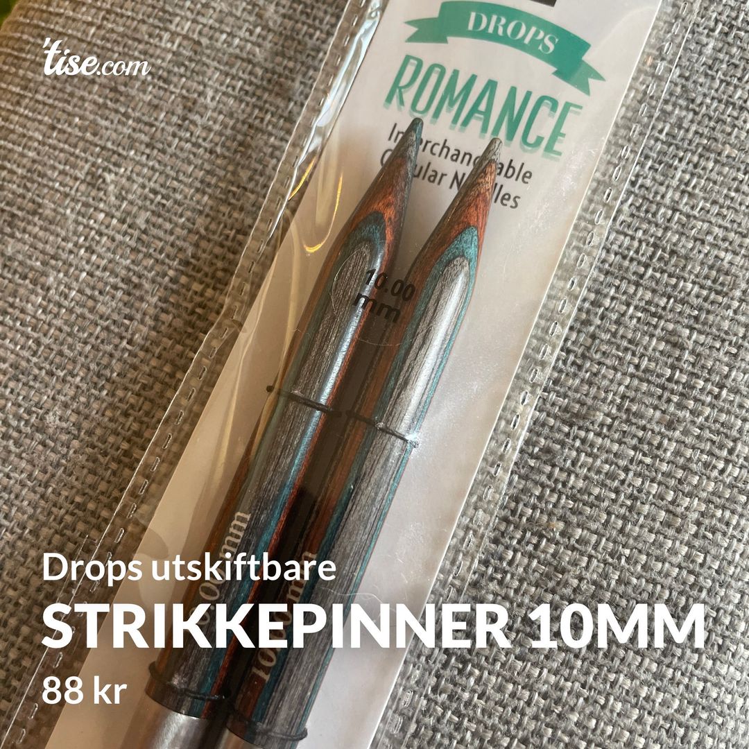 Strikkepinner 10mm