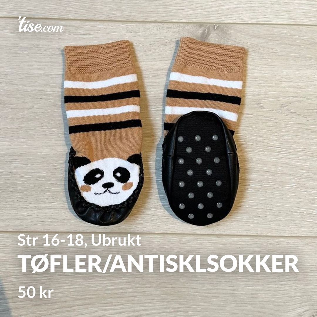 Tøfler/antisklsokker