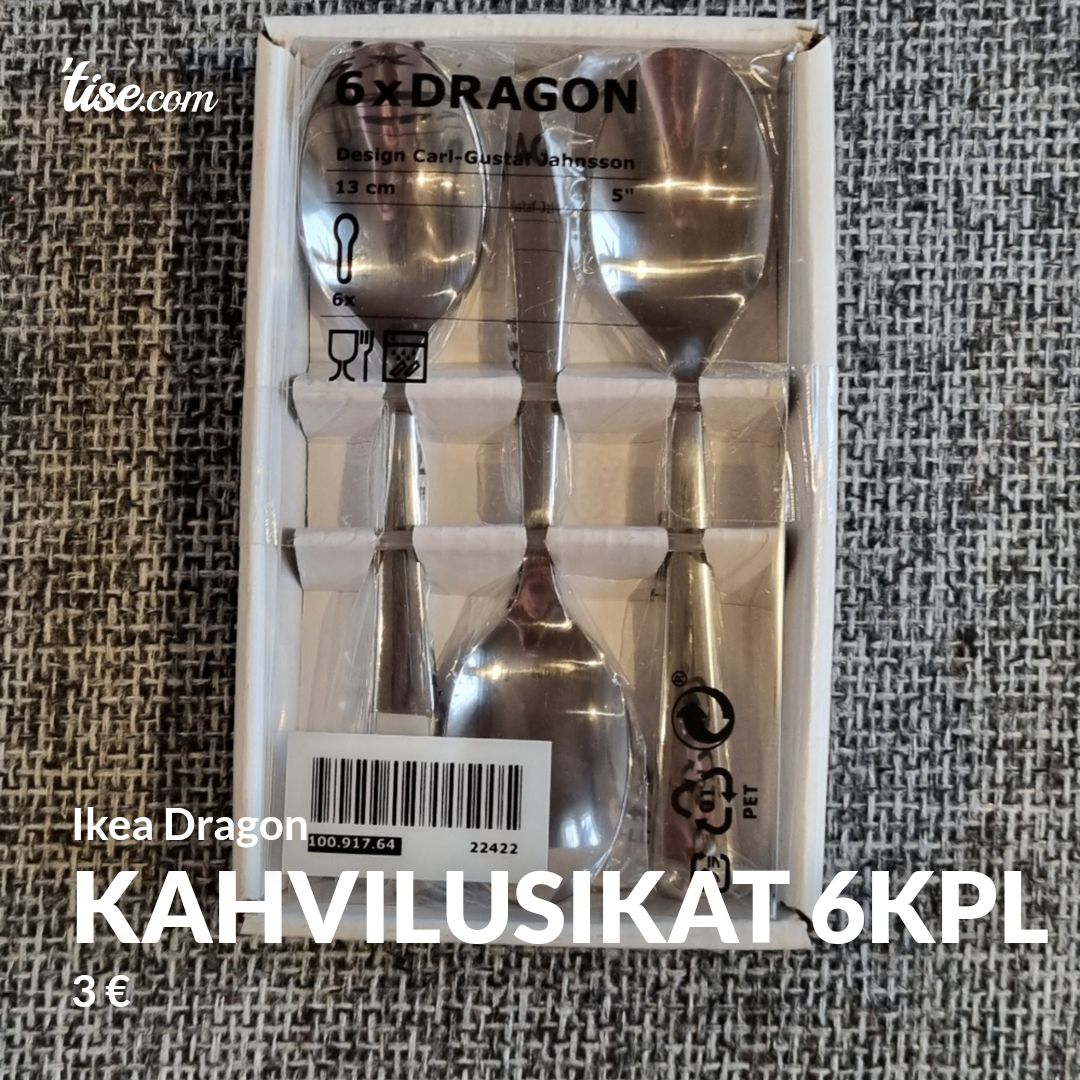 Kahvilusikat 6kpl