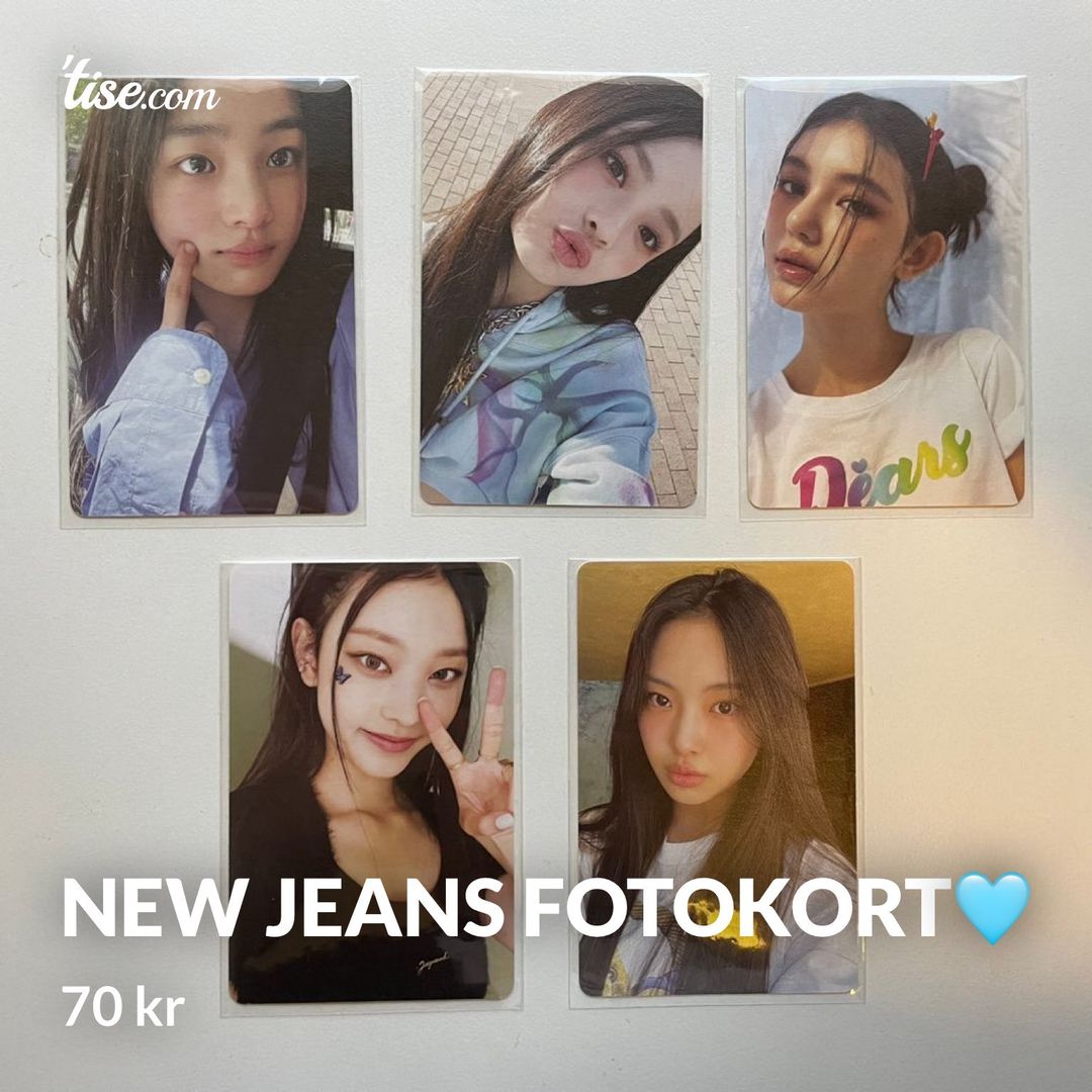 New Jeans fotokort🩵