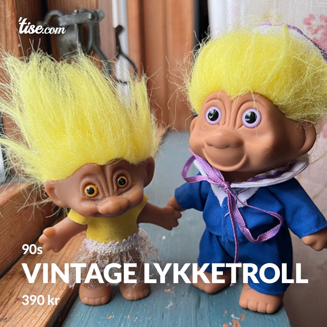 Vintage lykketroll