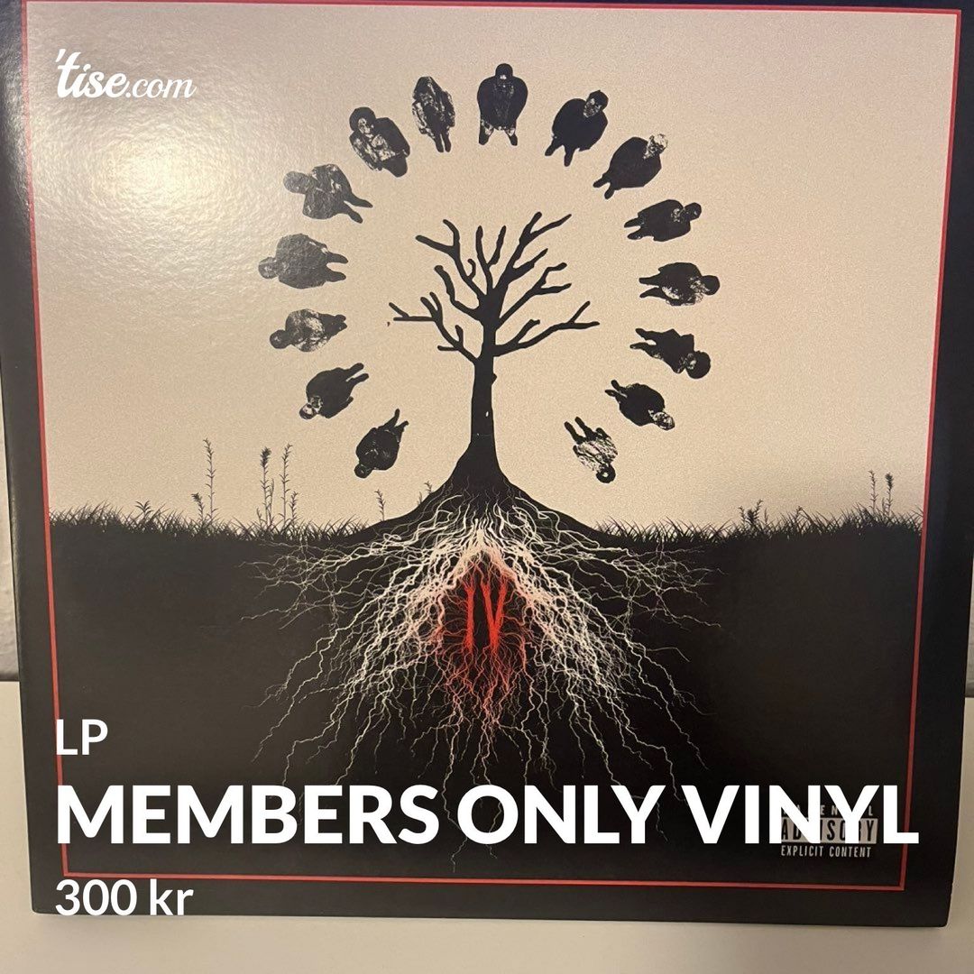 Members only vinyl