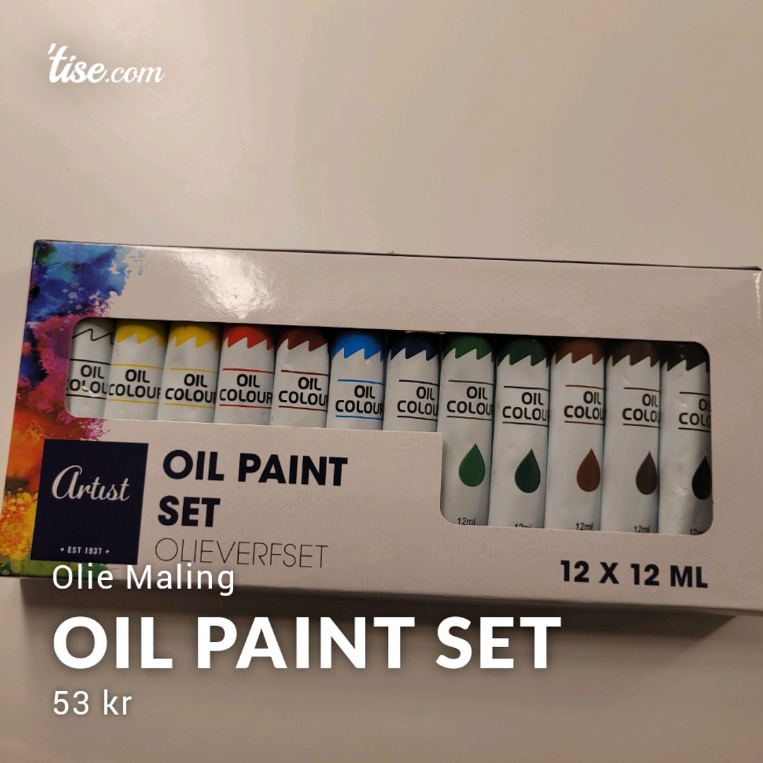 Oil Paint Set