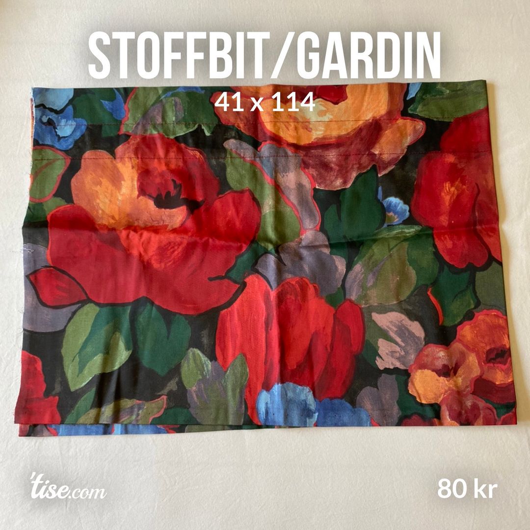 Stoffbit/gardin