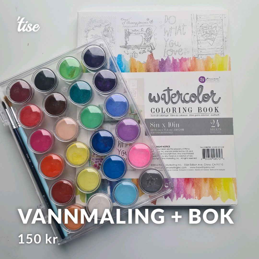 Vannmaling + Bok