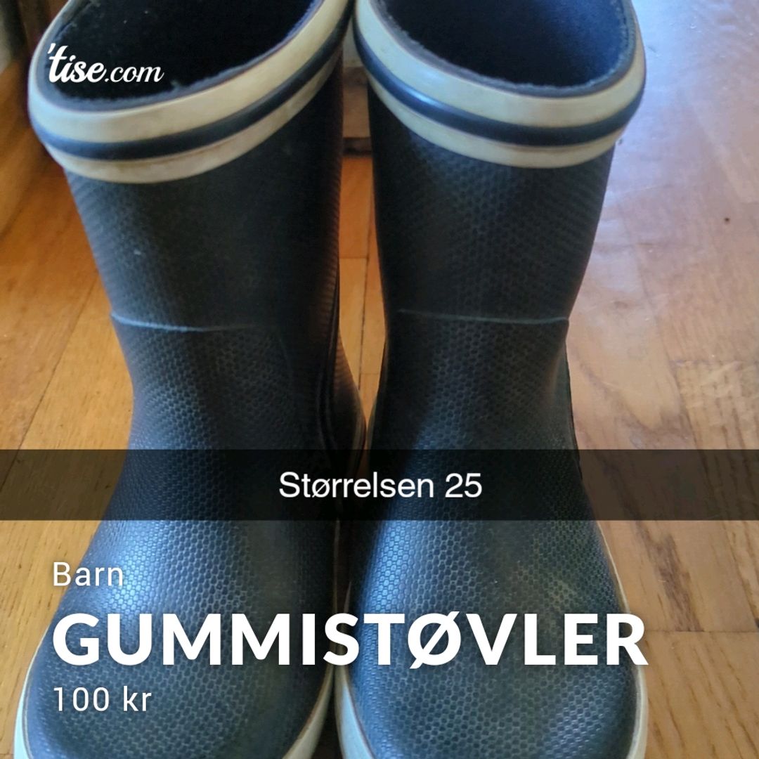 Gummistøvler