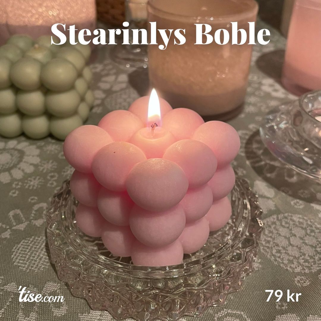 Stearinlys Boble