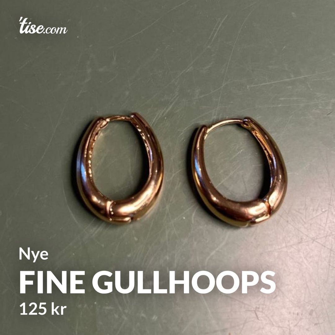 Fine gullhoops