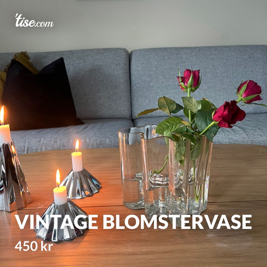 Vintage blomstervase