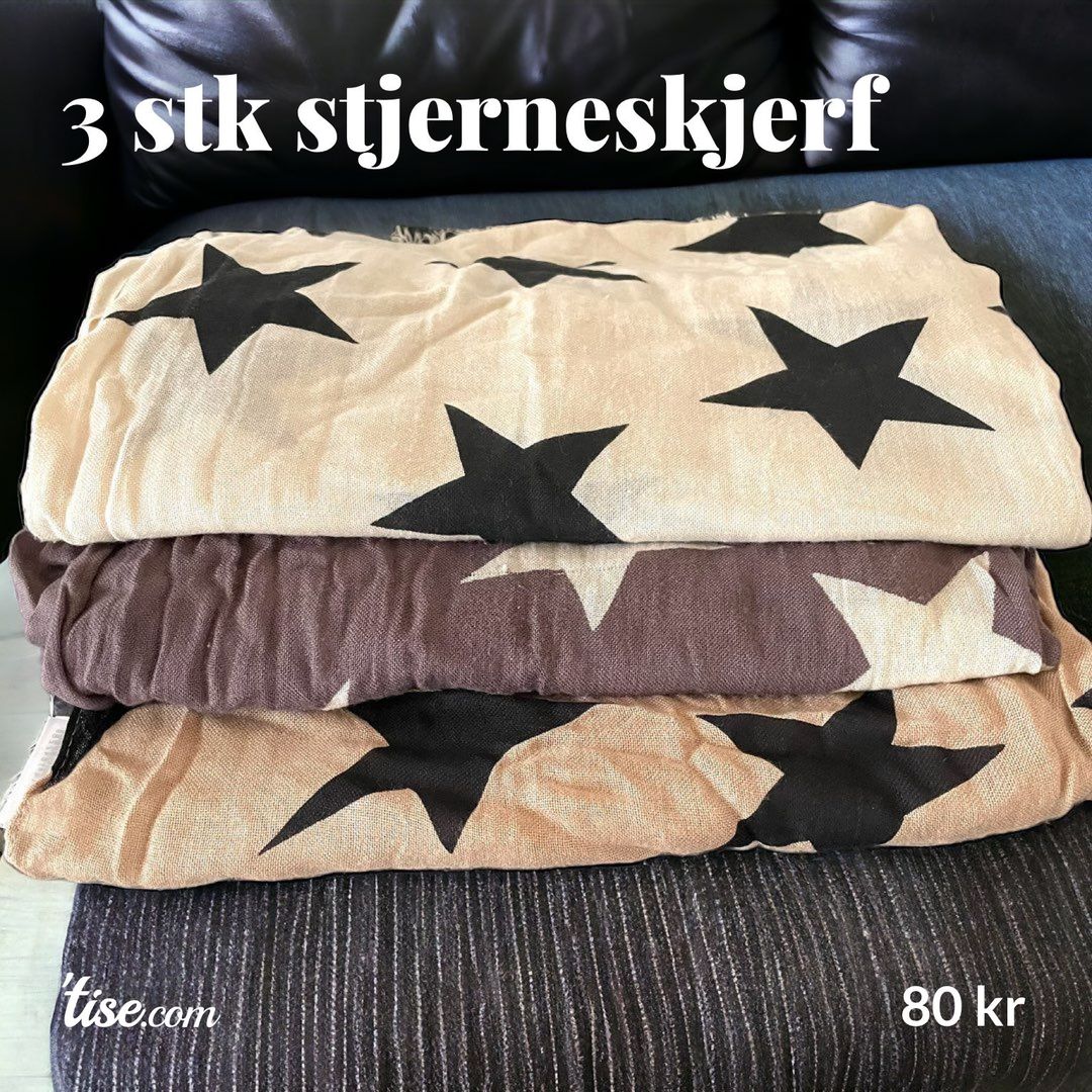 3 stk stjerneskjerf