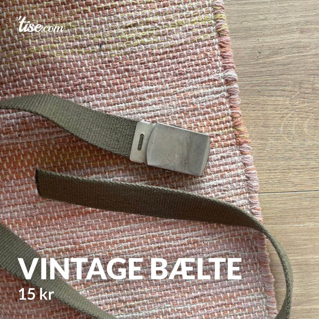 Vintage bælte