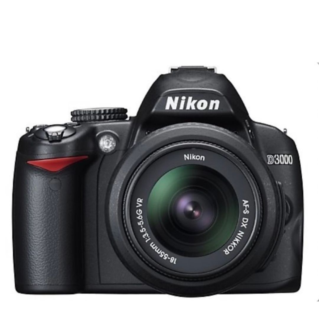 Nikon D3000 + lense