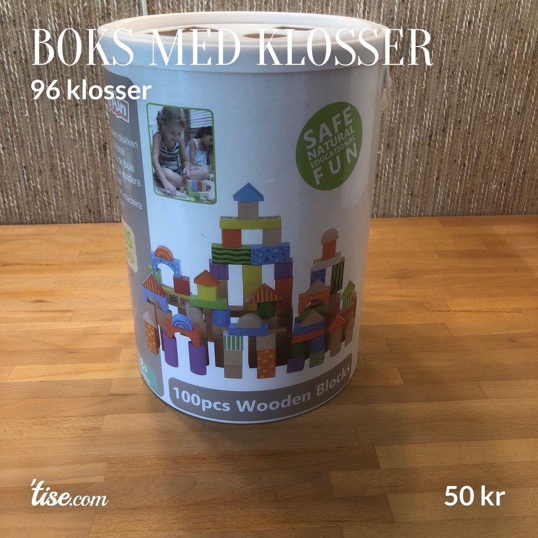 Boks med klosser