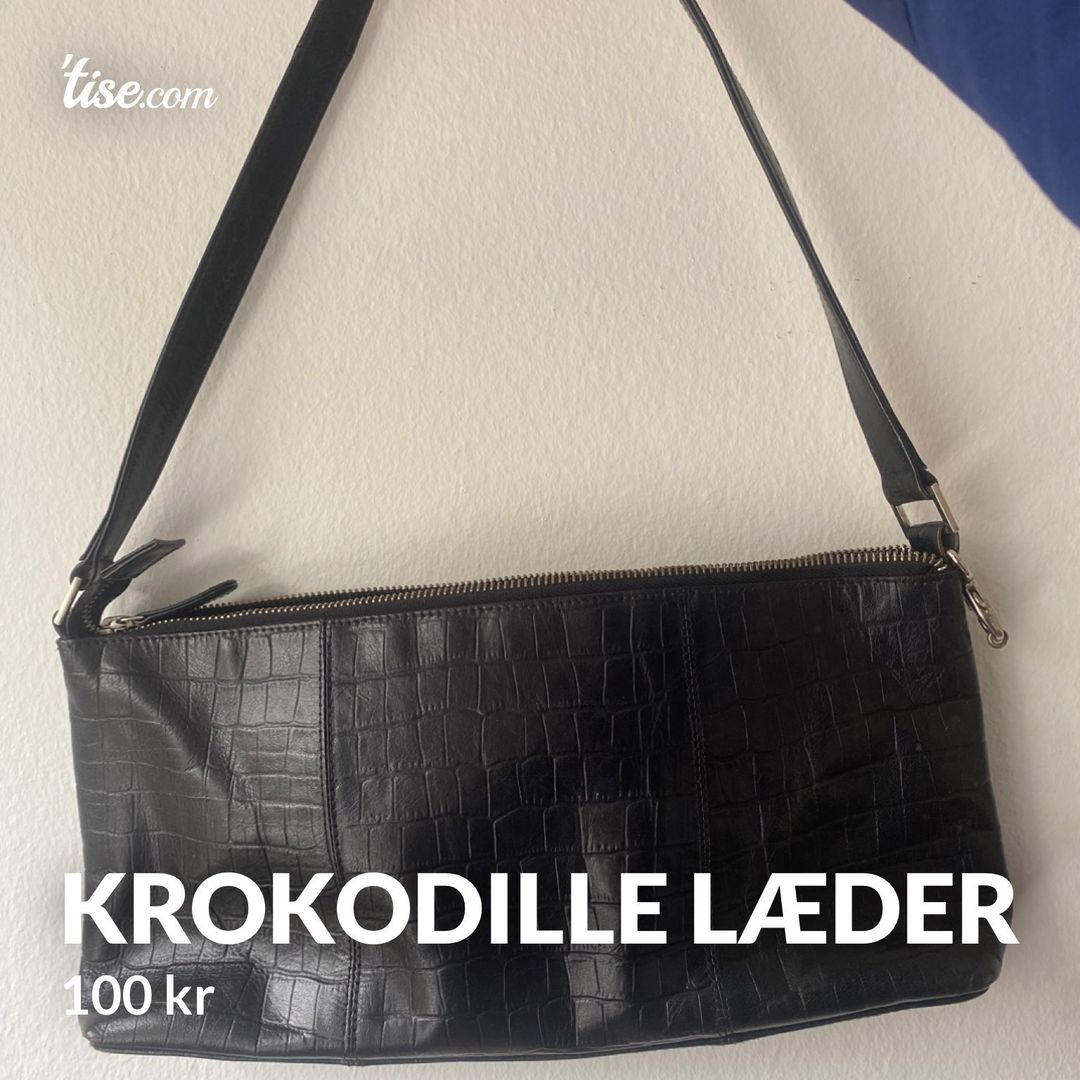 Krokodille læder