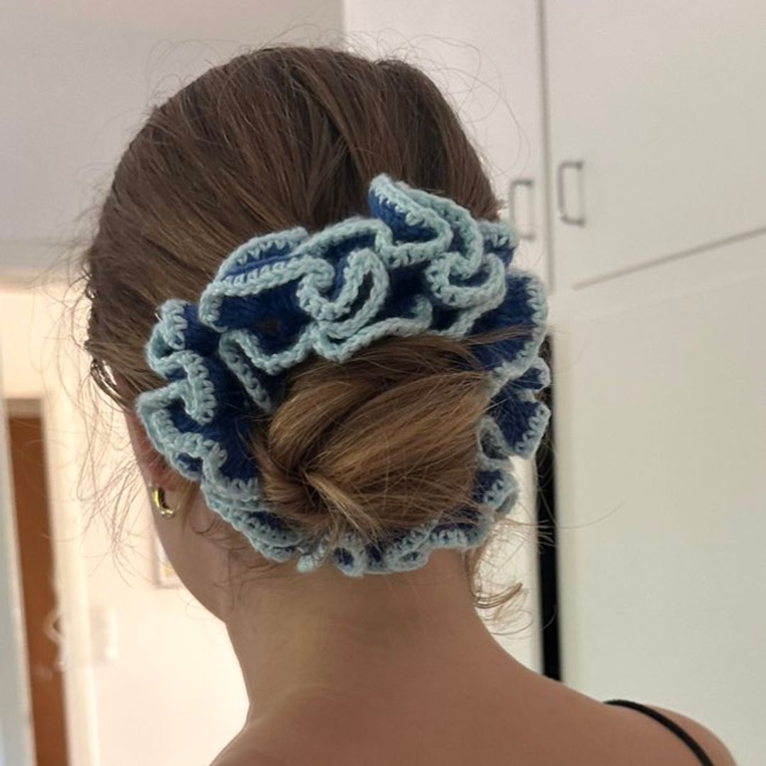 Hæklet scrunchie