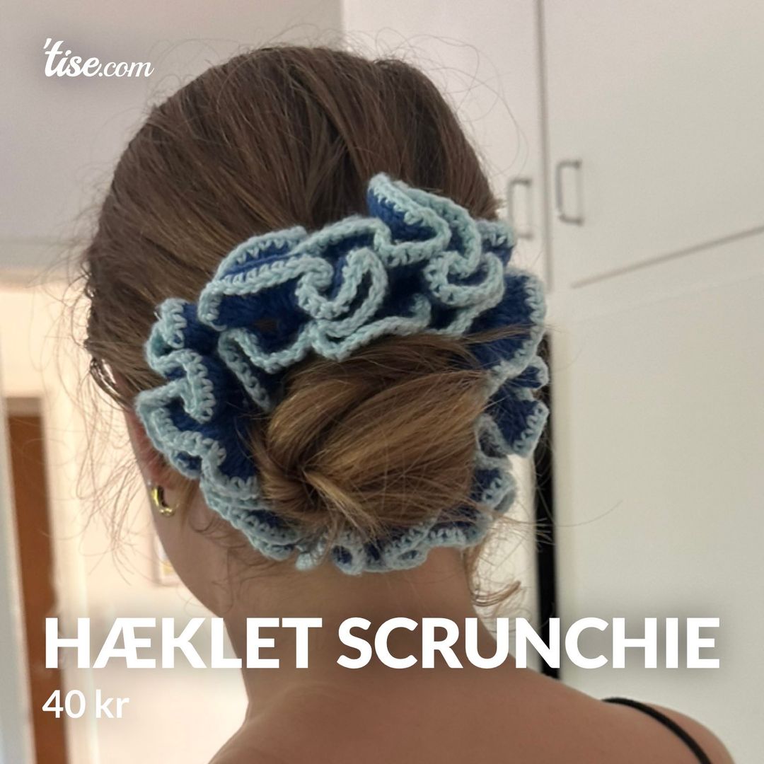 Hæklet scrunchie