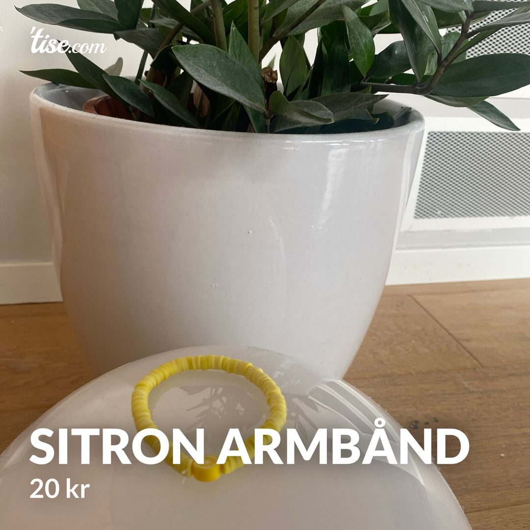 Sitron armbånd