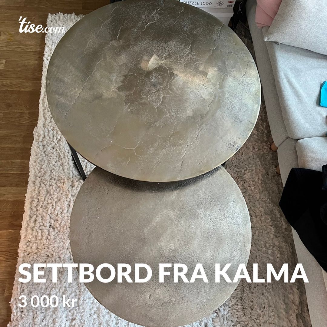 Settbord fra Kalma