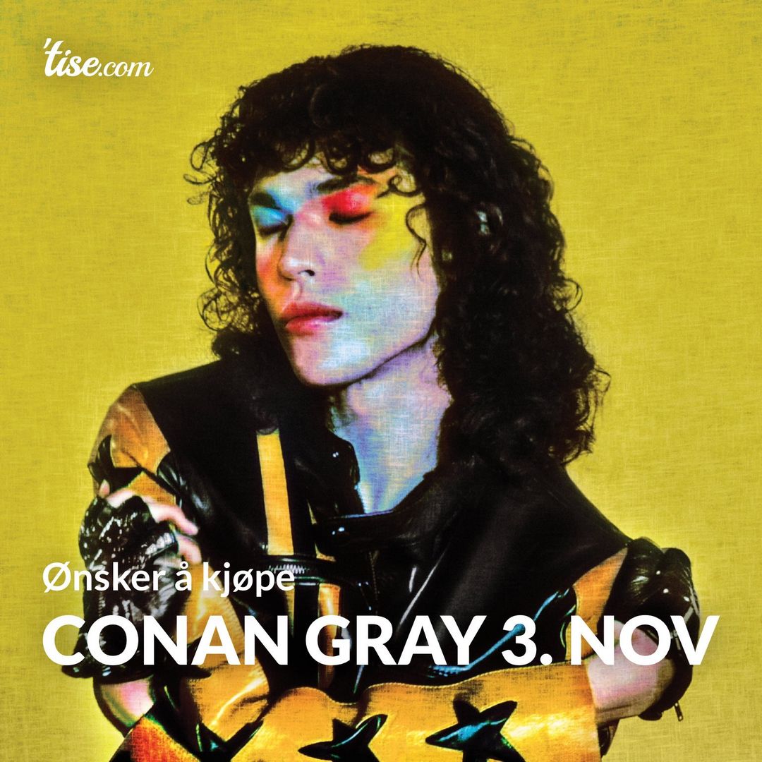 Conan Gray 3 nov