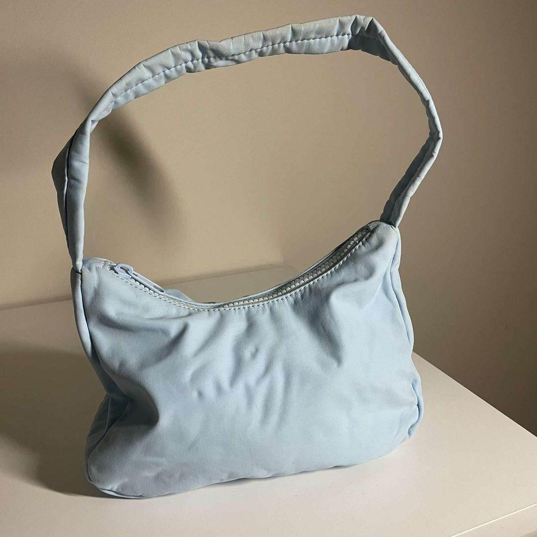 Blue shoulder bag