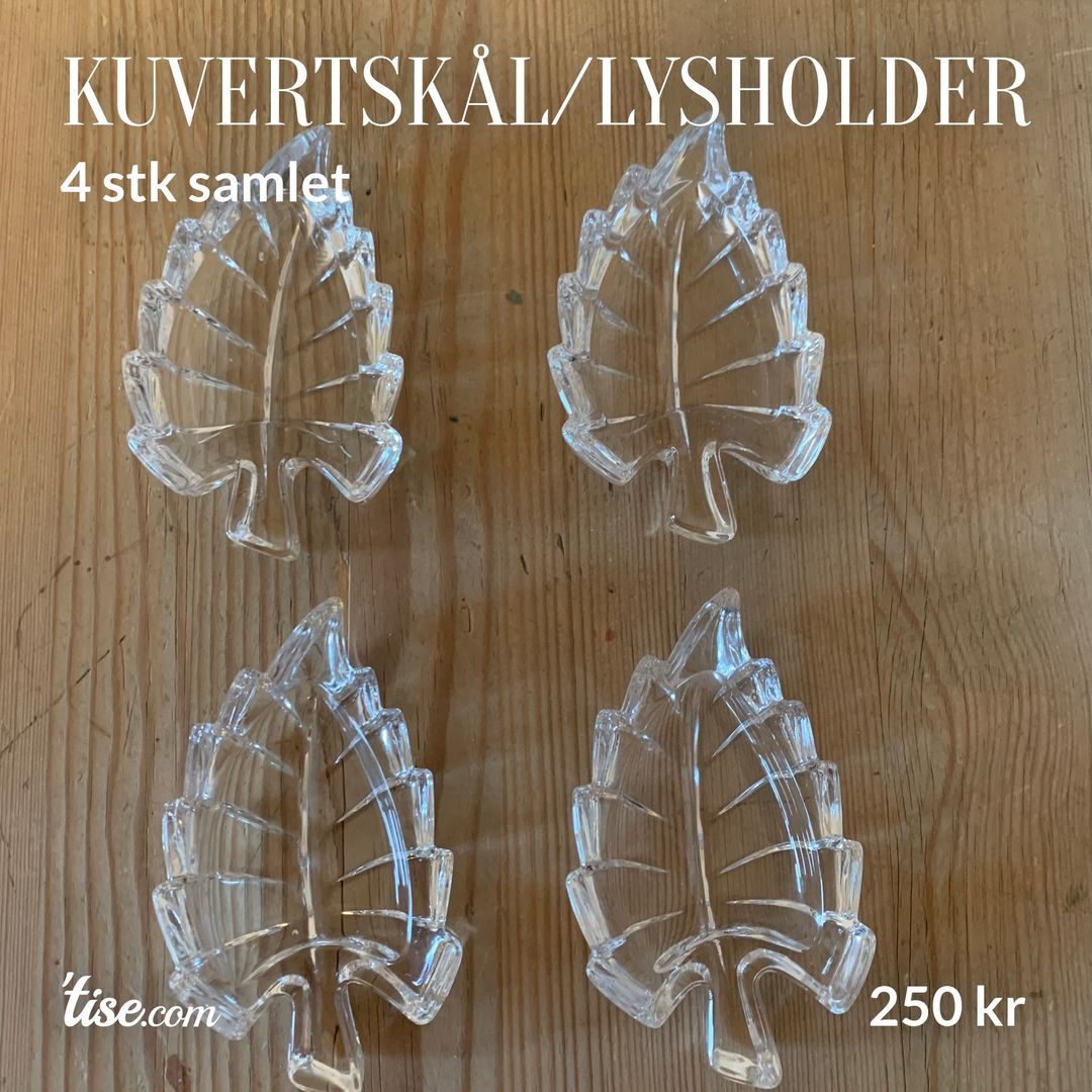 Kuvertskål/Lysholder