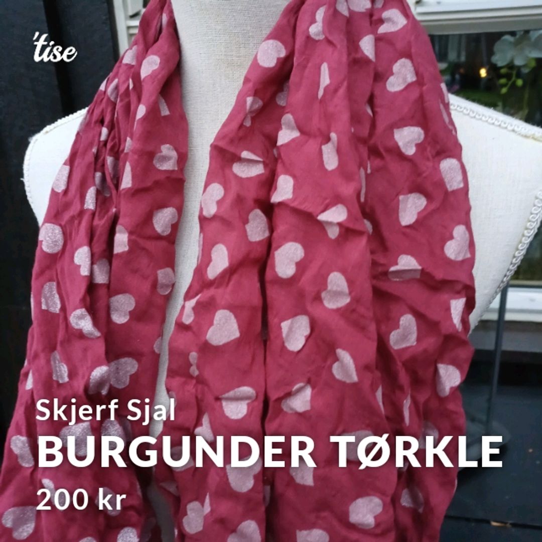 Burgunder Tørkle