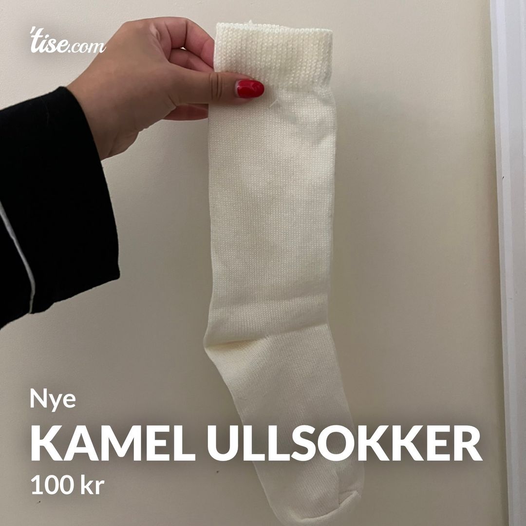 Kamel ullsokker