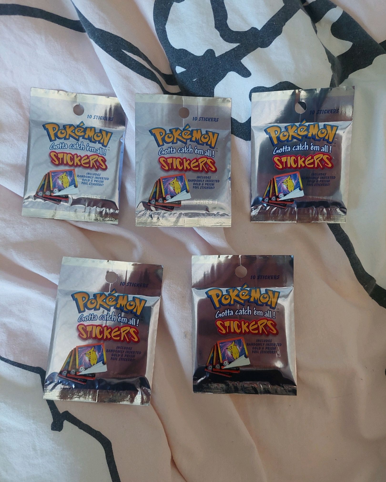 5 pakker Pokemon