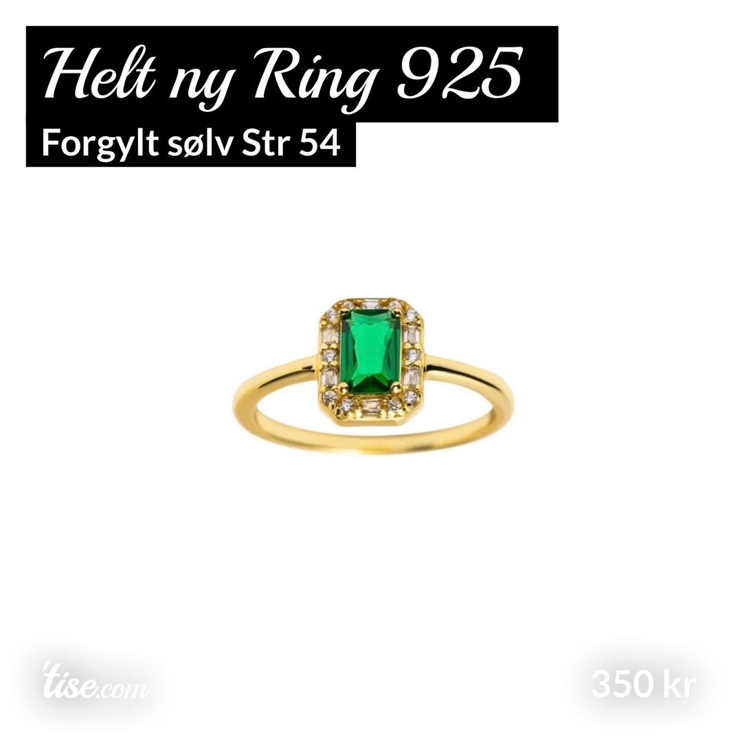 Helt ny Ring 925