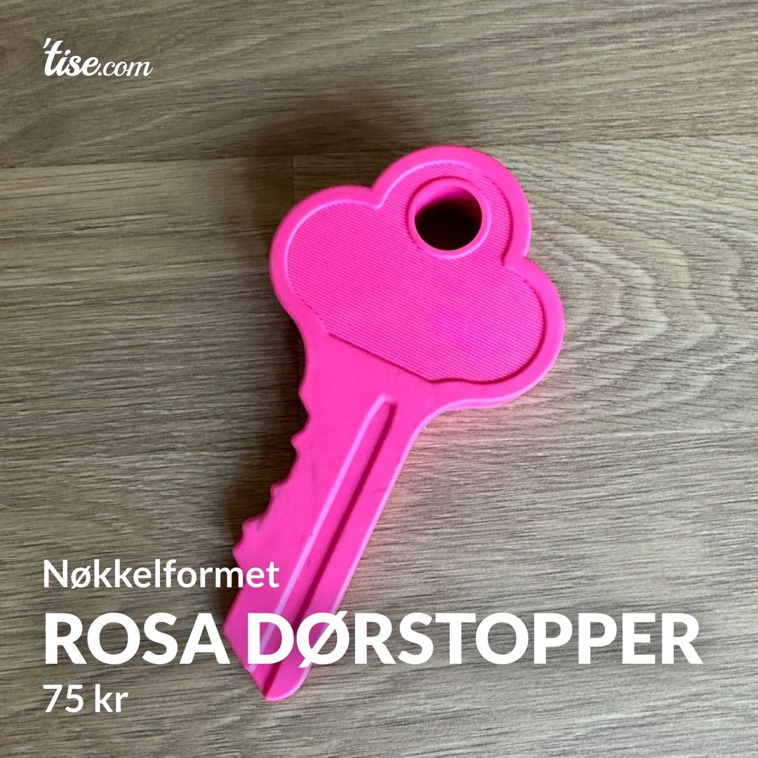 Rosa dørstopper