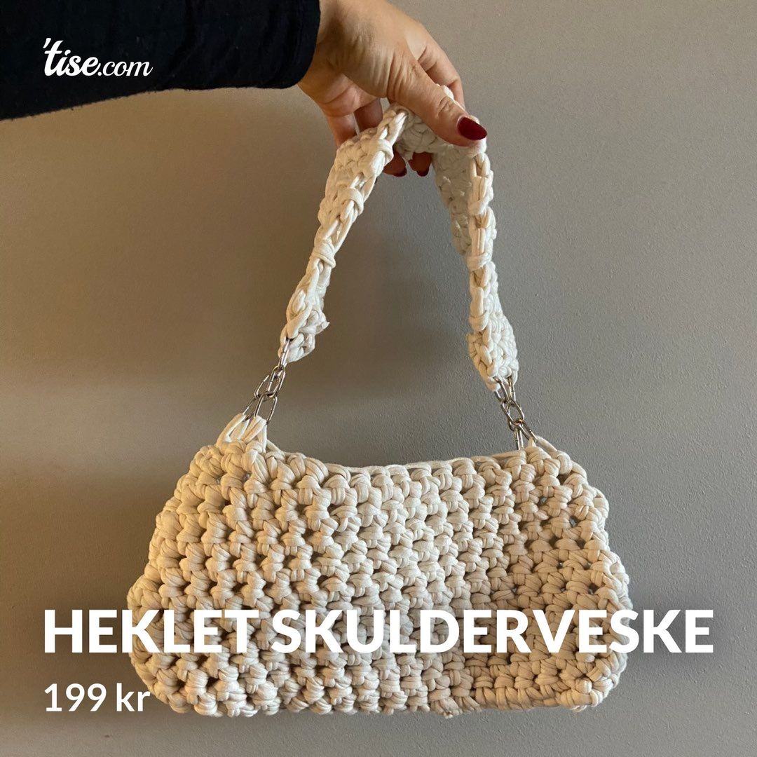 Heklet skulderveske